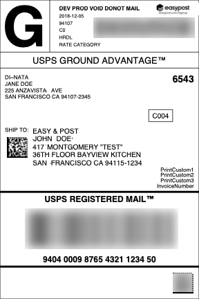 updated usps domestic sample